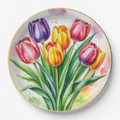 Frische Pasta machen Pappteller (Vorderseite)