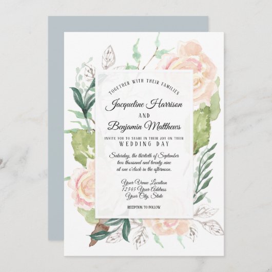 Frische Pasta machen Parco Civico-Ciani Rose Einladung (Vorne/Hinten)