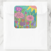 Frische Pasta machen Quadratischer Aufkleber (Tasche)