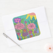 Frische Pasta machen Quadratischer Aufkleber (Umschlag)