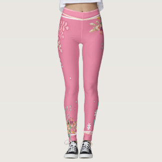 Frische Pasta machen Rosa MASI - Museo d'arte dell Leggings