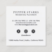 Frische Pasta machen | Visitenkarte (Rückseite)