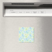 Frische Pastell-Blumenmuster Magnet (In Situ (Geschirrspüler))