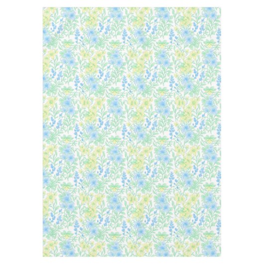 Frische Pastell-Blumenmuster Tischdecke (Vorderseite)