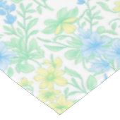 Frische Pastell-Blumenmuster Tischdecke (Schrägansicht)