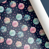 Frische Pastell Disco Ball Geschenkpapier