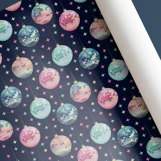 Frische Pastell Disco Ball Geschenkpapier