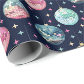 Frische Pastell Disco Ball Geschenkpapier (Rolleneckpunkt)