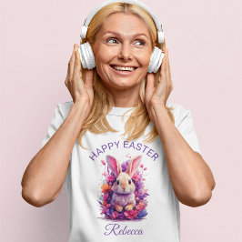 Frische Pastelle Ostern Bunny & Watercolor Florenz T-Shirt