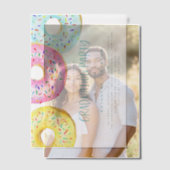 Frische Pastelle Sprinkle Donuts Graduierungsparty Pergament Einladungen (Versatz (Ehepaar))