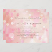 Frische Pastelleuchten Einladung (Vorne/Hinten)