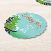 Frische Pflanze im Hübschen Garten Untersetzer (angewinkelt)