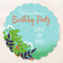 Frische Pflanze im Hübschen Garten Untersetzer