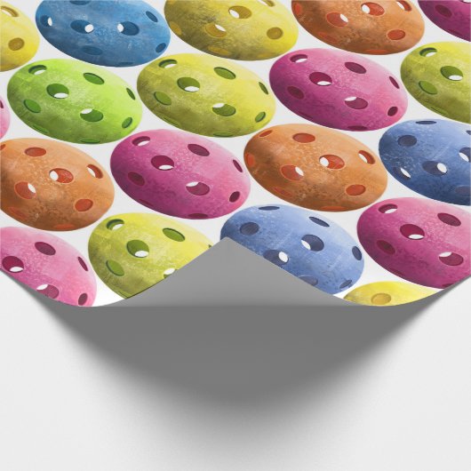 Frische Pickleballs Geschenkpapier (Ecke)