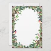 Frische Pine Cones Filiale Frische Pasta machen Einladung (Rückseite)