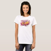 Frische Pinke BRUNCH TIME Shirt Design (Vorne ganz)