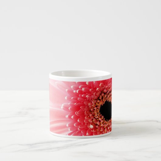 Frische Pinke Gerbera-Daisy-Fotografie Espressotasse (Vorderseite)
