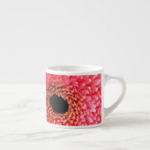 Frische Pinke Gerbera-Daisy-Fotografie Espressotasse (Rechts)