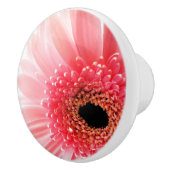 Frische Pinke Gerbera-Daisy-Fotografie Keramikknauf (Rechts)