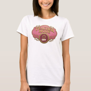 Frische pinke LEHRMODUS AUS Custom Creation T-Shirt