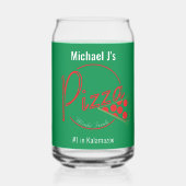 Frische Pizza Pizzeria Kann Bierglas Dosenglas (Rückseite)