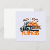 Frische Pumpkins - Rustikaler LKW (Vorne/Hinten)