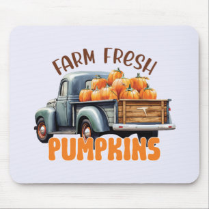 Frische Pumpkins - Rustikaler LKW Mousepad