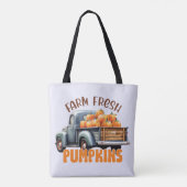 Frische Pumpkins - Rustikaler LKW Tasche (Rückseite)