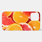 Frische reife Orange- und Grapefruituntergrund Case-Mate iPhone Hülle (Rückseite (Horizontal))
