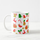 Frische Rentiere Weihnachtsbaum Feierliche Feierta Kaffeetasse (Links)