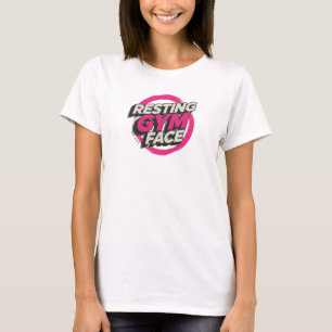 Frische RESTING GYM FACE Grafik-T-Shirt Design T-Shirt