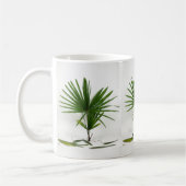 Frische Rhapis Excelsa (Damenpalme) Kaffeetasse (Links)