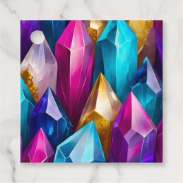 Frische Rock Crystal Kunst - Tags Geschenkanhänger