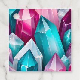 Frische Rock Crystal Kunst - Tags Geschenkanhänger