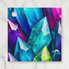 Frische Rock Crystal Kunst - Tags Geschenkanhänger