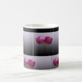 Frische rosa Tulips - Frühlingsblüten Verwandlungstasse (Mittel)