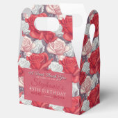 Frische Rose Geburtstag Gefälligkeitsbox für Mädch Geschenkschachtel (Geöffnet)