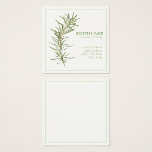 FRISCHE ROSEMARY 2.5 Square Business Card