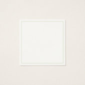 FRISCHE ROSEMARY 2.5 Square Business Card (Rückseite)