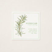 FRISCHE ROSEMARY 2.5 Square Business Card (Vorderseite)