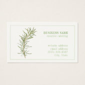 FRISCHE ROSEMARY 3.5x2-Visitenkarte (Vorderseite)