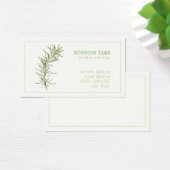 FRISCHE ROSEMARY 3.5x2-Visitenkarte (Schreibtisch)