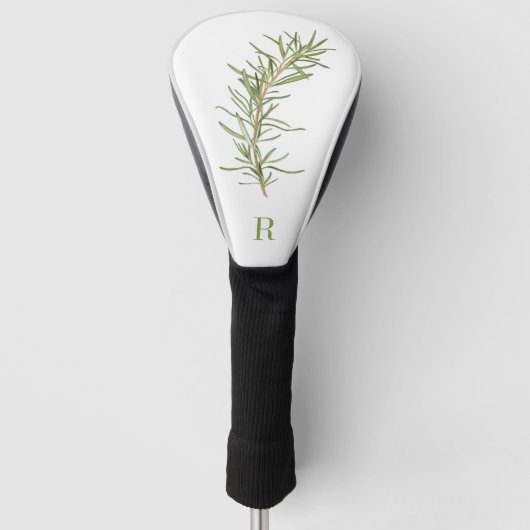 FRISCHE ROSEMARY Golf Driver Cover + Initial Headcover (Vorderseite)