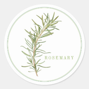 FRISCHE ROSEMARY Große Round Stickers