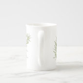 FRISCHE ROSEMARY KNOCHENChina Tasse (Rückseite)