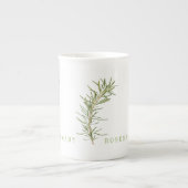 FRISCHE ROSEMARY KNOCHENChina Tasse (Vorderseite)