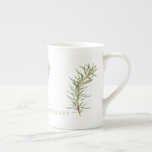 FRISCHE ROSEMARY KNOCHENChina Tasse (Rechts)