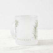 FRISCHE ROSEMARY Mattierte Tasse (Vorderseite Links)