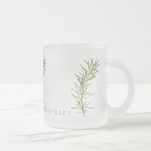 FRISCHE ROSEMARY Mattierte Tasse (Rechts)