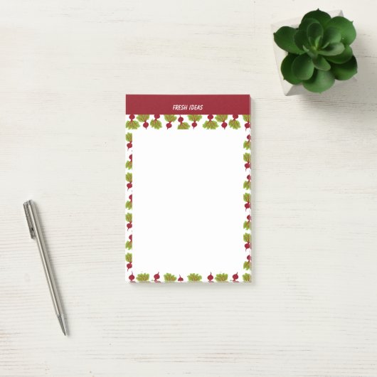 Frische Rote-Beete-Kollektion Post-it Klebezettel (Büro)